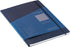 Fabriano Ecoqua Plus Hidden Spiral-Bound Notebook, 8.3" x 11.7", A4, Lined, Navy...