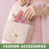 Credit Card Holder for Women, Small RFID Card Wallet Slim Leather Card Organizer Case with Zipper & Keychain(Work Hard)...