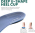 Plantar Fasciitis Arch Support Insoles - Welnove Work Boot Insole for Walking or Standing All days,3/4 Length Heel Pain Relief Insert for Flat Fee...