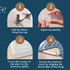 4 PCS Bed Sheet Clips Keep Bedsheets In Place-Corner Bands Suspenders For Fitted Sheets - Mattress Sheets Grippers Holders Straps Fits From Twin Q...