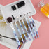 7 Pcs Stitch Makeup Brushes Set with Travel Cosmetic Bag Cartoon Cosmetic Eyelash Eyeshadow Brush for Her (7 Pcs/with makeup bag)...