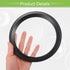 ACROPIX Universal 6.5" Subwoofer Speaker Rings Cover Spacers Speaker Audio Decorative Circle without Mesh Grille ABS Black - Pack of 2......