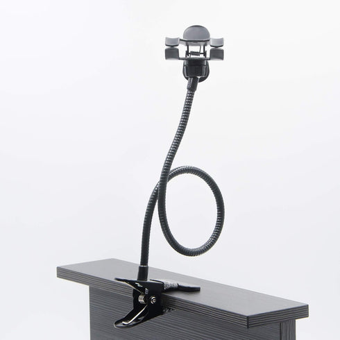 Cell Phone Holder, Universal Lazy Bracket Mobile Phone Stand, Flexible Gooseneck Long Arm Clip (Metal)......