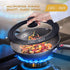 Universal Lid for Pots, Pans and Skillets, Pot Lid With Heat Resistant Silicone Rim and Tempered Glass,Fits 6.5", 7", 8" Diameter Pots and Pans...