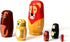 SWANGSA 6 Pcs Russian Nesting Dolls, Cute Cartoon Animals Handmade Wood Stacking Matryoshka Nesting Dolls for Kids Birthday Wishing Gift, Home Dec...