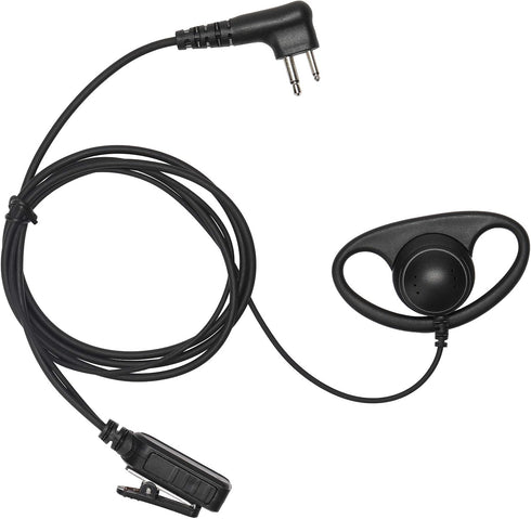 PR400 Earpiece Compatible with Motorola Radio CLS1410 CLS1110 CP200 GP300 GP2000 Walkie Talkie with PTT Mic 2 Pin Headset Single-Wire Surveillance...