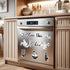 Kitchen Dishwasher Magnet Decorations, Bless This Kitchen Dishwasher Refrigerator Cover Magnetic Stickers Decal Decorative for Home Appliance Gara...