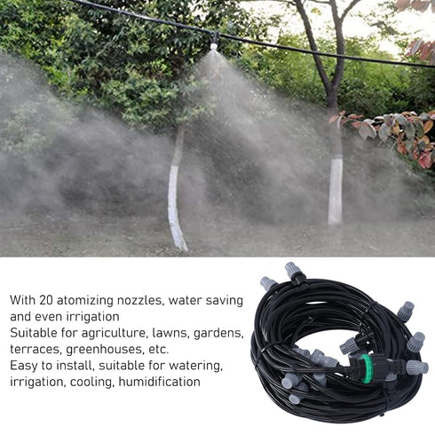 Nozzles Irrigation System, Irrigation Hose 4/7 Water Saving Uniform Irrigation for Gardens for Agriculture for Greenhouses for Lawns...