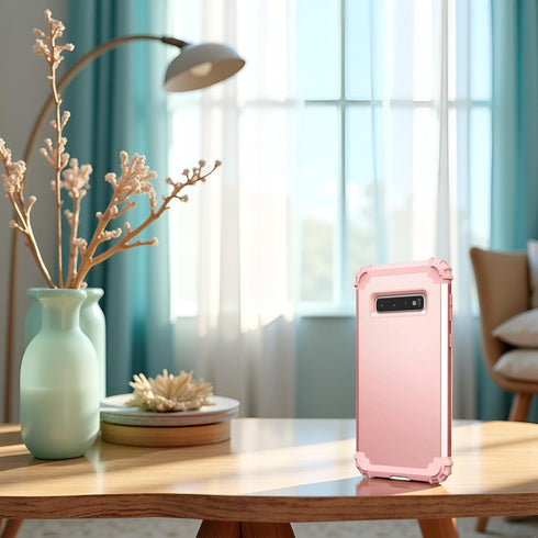 IDweel for Galaxy S10 Plus Case, for Galaxy S10+ Case, 3 in 1 Shockproof Slim Fit Hybrid Heavy Duty Protection Hard PC Cover Soft Silicone Bumper ...