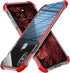 MATEPROX Compatible with iPhone Xs Max Case Clear Hybrid TPU Hard Cover with Thin Shockproof Bumper Protective Case (Red)...