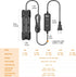 AQQA Small Aquarium Heater,Submersible Fish Tank Heater Adjustable Temperature,Mini Short Dual-use Fish Heater with LED Digital Display Thermostat...