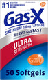 Gas-X Ultra Strength Gas Relief Softgels with Simethicone 180 mg for Bloating Relief - 50 Count...