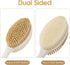 Body Scrubber Anti Slip for Shower,Shower Brush Long Handle with Stiff and Soft Bristles,Body Wash Exfoliating Back Scrubber for Bath or Dry Brush...