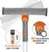 eazer Window Squeegee for Home, 2-in-1 Squeegee for Window Cleaning kit with Multiple Angles, Professional Window Cleaner Tool, Multi-Use Window W...