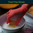 Light Burgundy Nitrile Disposable Gloves - 50 Count - 3 Mil Nitrile Gloves X Large - Powder and Latex Free Rubber Gloves - Surgical Medical Exam G...