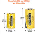 CR2 3V Lithium Battery 1000mAh, 12 Pack 3 Volt 10 Years Shelf Life CR2 Batteries with PTC Protection DL-CR2 for Golf Rangefinder, Flashlight, Alar...