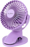 Portable Clip Fan Battery Operated,3 Speeds USB Rechargeable Mini Table Fan with Strong Airflow,360°Rotation Ultra Quiet Personal Desk Fan for Hom...