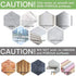 LUXEAR Corner Shower Caddy Suction Cup No-Drilling Removable Shower Caddy Basket Powerful Suction Bathroom Shower Shelf Waterproof & Rustproof Org...