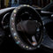 Bling Bling Sparkling Steering Wheel Cover, Rainbow Diamond Auto Steering Wheel Protector Universal Glitter Car Accessories Neoprene Interior Deco...