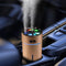 Waterless Car Diffuser for Essential Oils, 300ml Dual Nozzle Battery Powered Humidifier,Smart Car Air Freshener Diffuser with Colorful Lights and ...