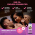 Coconut Flavored Massage Oil for Couples – Edible Massaging Lotion with Vitamin E, Sweet Almond and Coconut Oil is Non Sticky and Gentle on Skin –...