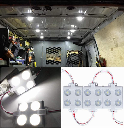 Speller 12V 40 LEDs Van Interior Lights White LED Lamp Waterproof with LED Project Lens for LWB Van Boats Caravans Trailers Celling Light...