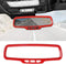 Compatible with 2011-2015 Chevrolet Camaro, Car Rear View Mirror Interior Trim Cover (Red)...