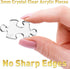 Funwares ImPuzzable Insanely Impossible Puzzle: 100-Piece Clear Acrylic Puzzle for Adults, Every Piece Unique, False Edges, False Corners, Hardest...