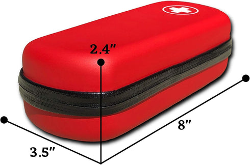 EpiPen Carrying Case, Durable EVA Foam, Water Resistant, Holds 2 Epipens, Auvi-Q, Eye Drops, Nasal Sprays and Other Essential Allergy Supplies (Re...