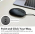 Computer Mouse Wired, Macally Silent USB Mouse - Slim & Compact USB Mouse for Apple Mac or Windows PC Laptop/Desktop - Designed with Optical Senso...