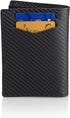 Stealth Mode Large Mens Bifold Wallet with ID Window and RFID Blocking (Carbon Fiber)...