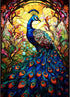 AIBOERL Diamond Painting Kits, Peacocks 5D DIY Full Drill Diamond Art Painting Kits for Adults, Seaside Diamond Painting Gem Art Craft for Home Wa...