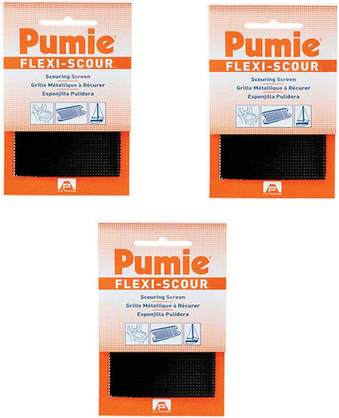Pumie Flexible Scrubbing Screen for Household Cleaning, Abrasive Grit Screen, Clean Grills, Remove Carbon, Rust and Scale, 5.5" x 4", (1 Screen), ...