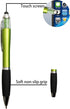 Stylus Pens for Touch Screens, Ballpoint Pens Black Medium Point with Crystals for Women and Kids Black Ink Pen with Stylus Pen for iPad with Comf...