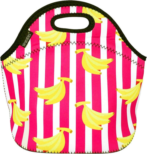 Wrapables® Insulated Neoprene Lunch Bag, Bananas...
