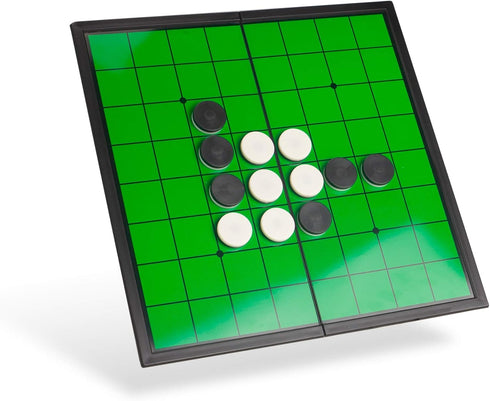 Sterling Games Othello Reversi Strategy Board Game 9.75 Inch Board with Folding Magnetic Board and Pieces for Home and Travel...