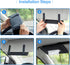 Car Tissue Holder, Upgraded Version Hanging Tissue Holder in Car, Premium PU Leather Car Napkin Holder for Universal Auto, Easy Use (Black)...