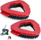 Spin Mop Scrub Brush Head Compatible with RinseClean 2-Tank System, 2 pcs Scrub Brush, Floor Scrubber Hard Bristle Cleaning Brush for Bathroom, Ki...
