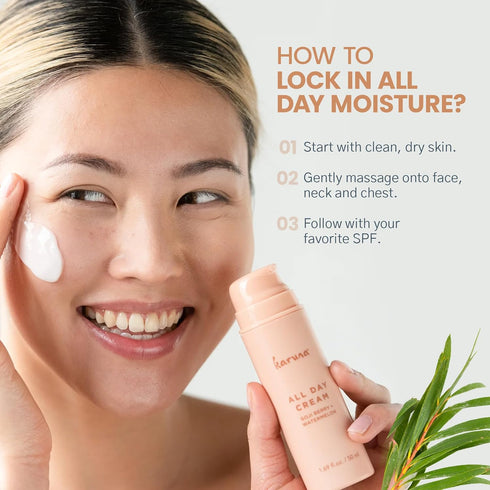 Karuna - All Day Moisturizing Cream, Anti Wrinkle Face Cream Off-Set Dryness & Fine Lines - Hydrating Facial Moisturizer, Antioxidant Watermelon E...