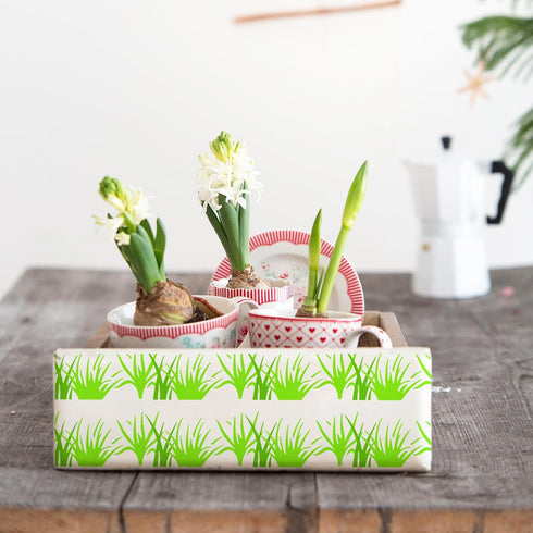 FINGERINSPIRE Grass Stencil for Painting 11.8x11.8inch Reusable Reed Grass Drawing Template Plastic Cattail Painting Stencil Leaves Plants Pattern...