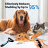 MIU COLOR Pet Grooming Brush?Deshedding Tool & 2 Sided Undercoat Rake for Dogs & Cats,2 in 1,Reduces Shedding and Remove Knots,Mats,Tangles for Ca...