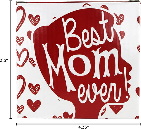 KINREX Best Mom Ever Mug – Valentines Day Gifts Mothers Day Gifts Coffee Cup for Women, Mother, Grandmother, Parent, Gift for Christmas, Birthday,...