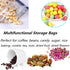 200 Pack Resealable Mylar Bags Smell Proof Pouch Aluminum Foil Packaging Plastic Ziplock Bag,Small Mylar Storage Bags For Bulk Candy,Cookies,Snack...