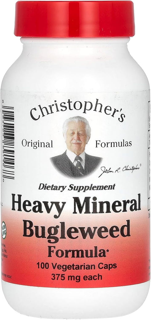 Dr. Christopher's Formulas Heavy Mineral Bugleweed Formula - 400 mg - 100 Caps...