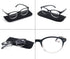 Black Reading Glasses Women Cute Small Round Readers +2.25 for Small Head/Petite Face,Lightweight Cheaters Reading Glasses w/Comfortable Spring Hi...