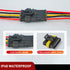 Nilight 220PCS 5 Pin Electrical Connector ?Plug Male Female Terminal Wire Connector Waterproof Connectors 5 Way Automotive Connect Set for Car Tru...