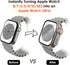 WINGLE 2 in 1 Waterproof Case for Apple Watch Series 9 8 7 45mm Screen Protector?Looks Like Apple Watch Ultra?, 2 Pack iWatch Face Cover + Back Bu...