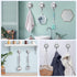 Heavy Duty Vacuum Suction Cup Hooks, Silver Plated Polished Super Suction for Kitchen Bathroom, 1 Pack...