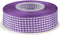 Gingham Ribbon, 1 Inch 25 Yd, Plaid Checkered Ribbon with Woven Edge, for DIY Crafts, Flower Bouquet Wrapping Home Decoration (Purple)...