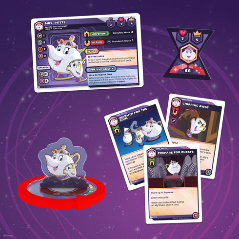 Disney Sorcerer’s Arena: Epic Alliances At The Ready Expansion | Featuring Robin Hood, Mrs. Potts, and Mulan | Officially Licensed Disney Strategy...